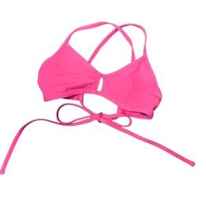 JOLYN Vent Bikini Top Adjustable Straps Neon Hot Pink Size Medium